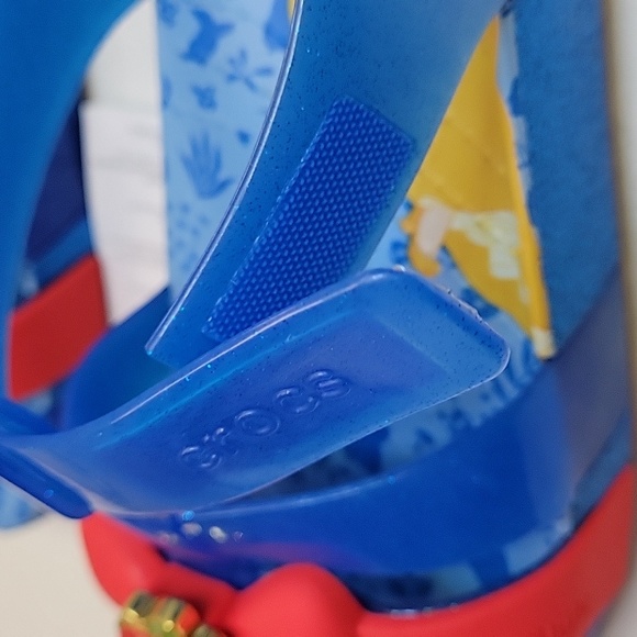 Crocs Kids Snow White Isabella Sandals Bright Cobalt Size US J3 - Picture 10 of 17